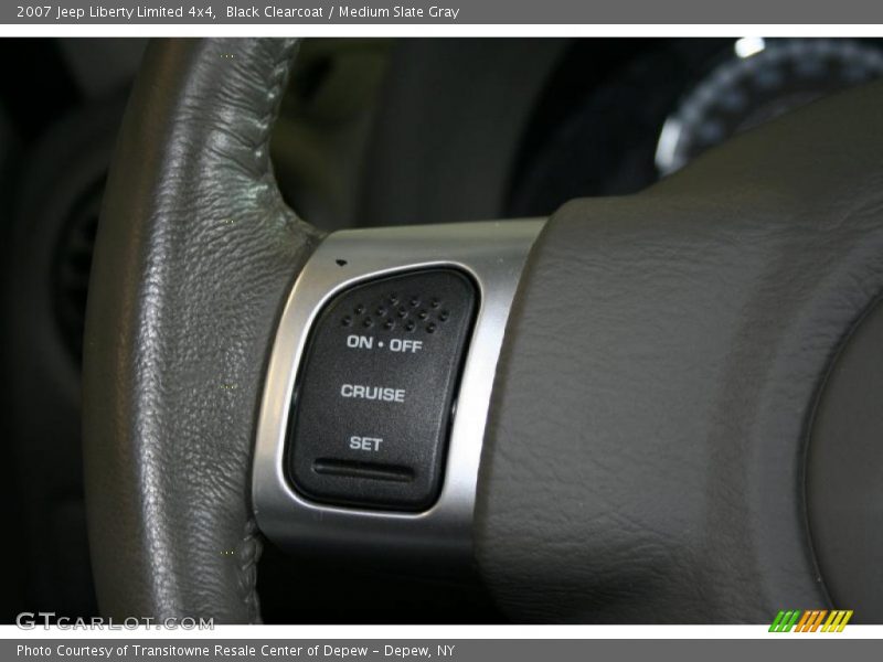 Black Clearcoat / Medium Slate Gray 2007 Jeep Liberty Limited 4x4