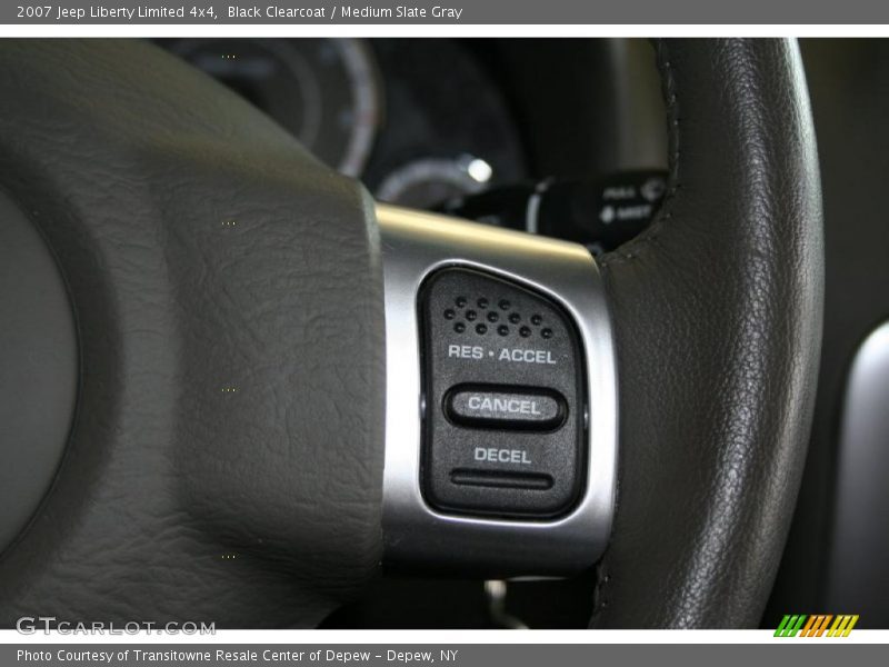 Black Clearcoat / Medium Slate Gray 2007 Jeep Liberty Limited 4x4