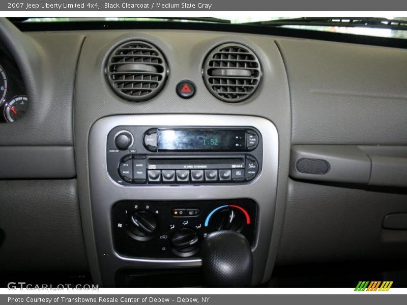 Black Clearcoat / Medium Slate Gray 2007 Jeep Liberty Limited 4x4