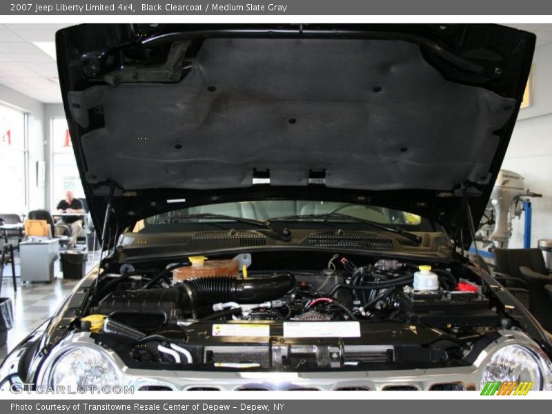 Black Clearcoat / Medium Slate Gray 2007 Jeep Liberty Limited 4x4
