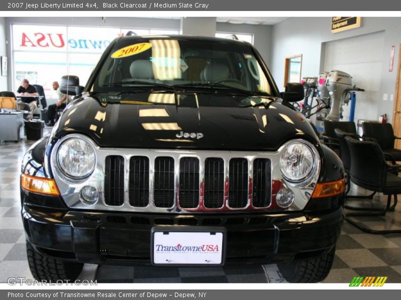 Black Clearcoat / Medium Slate Gray 2007 Jeep Liberty Limited 4x4