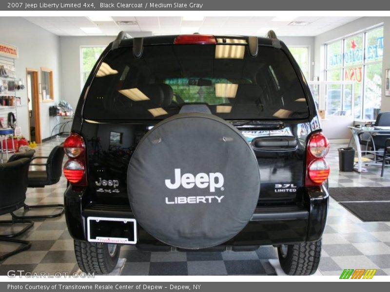 Black Clearcoat / Medium Slate Gray 2007 Jeep Liberty Limited 4x4