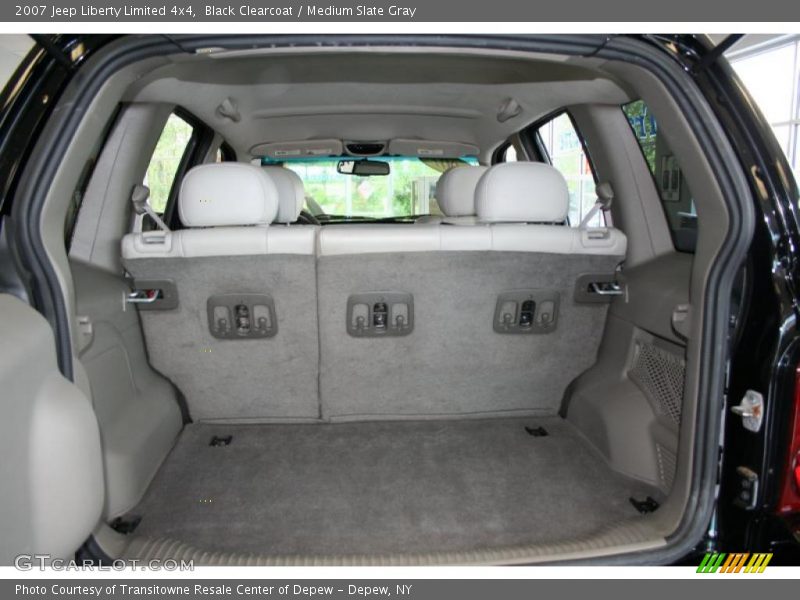 Black Clearcoat / Medium Slate Gray 2007 Jeep Liberty Limited 4x4