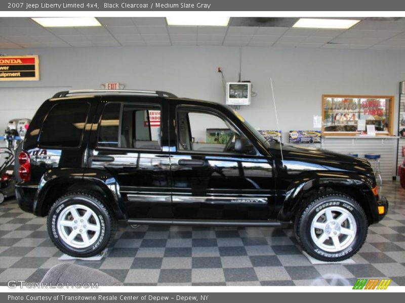 Black Clearcoat / Medium Slate Gray 2007 Jeep Liberty Limited 4x4