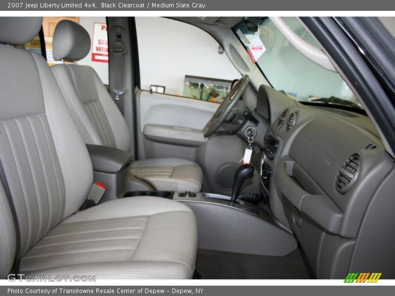 Black Clearcoat / Medium Slate Gray 2007 Jeep Liberty Limited 4x4