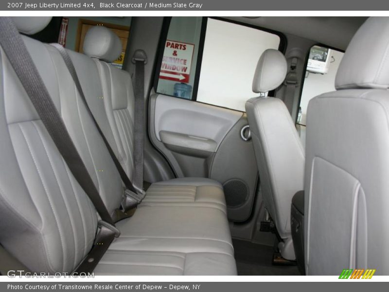 Black Clearcoat / Medium Slate Gray 2007 Jeep Liberty Limited 4x4
