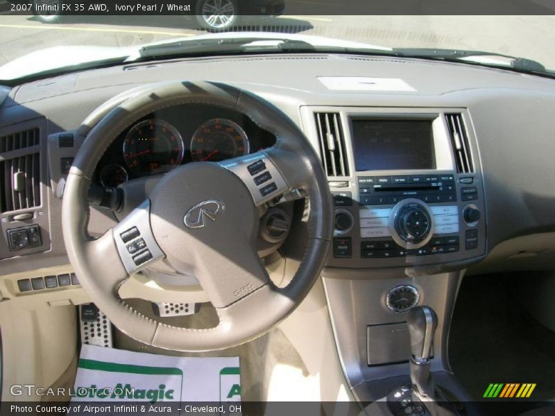 Ivory Pearl / Wheat 2007 Infiniti FX 35 AWD