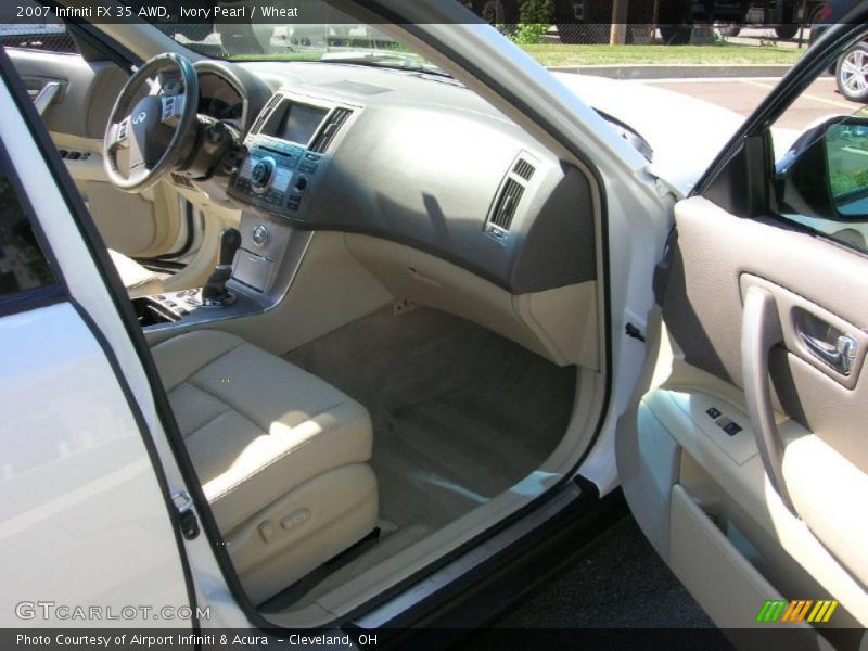 Ivory Pearl / Wheat 2007 Infiniti FX 35 AWD