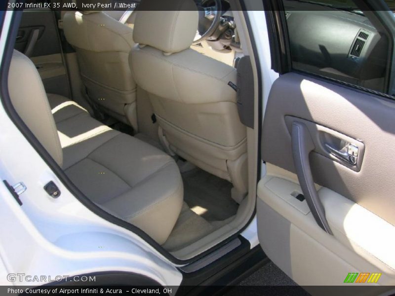 Ivory Pearl / Wheat 2007 Infiniti FX 35 AWD