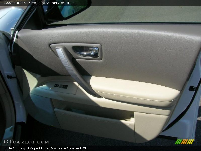 Ivory Pearl / Wheat 2007 Infiniti FX 35 AWD