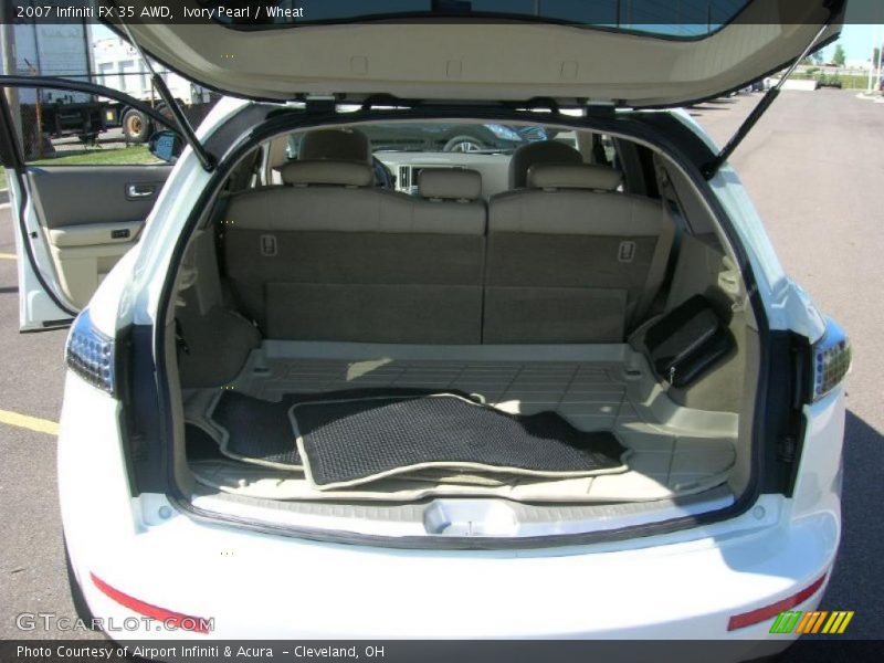 Ivory Pearl / Wheat 2007 Infiniti FX 35 AWD