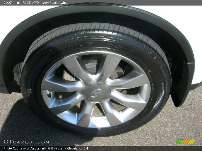 Ivory Pearl / Wheat 2007 Infiniti FX 35 AWD