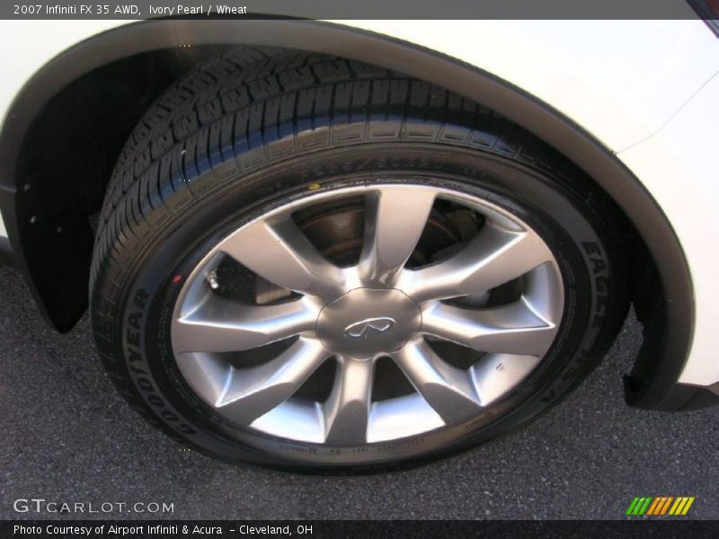 Ivory Pearl / Wheat 2007 Infiniti FX 35 AWD