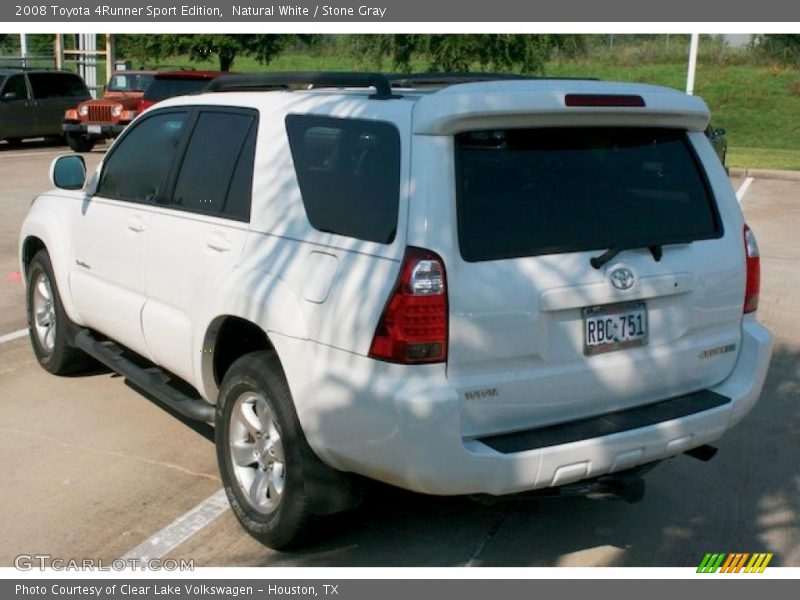 Natural White / Stone Gray 2008 Toyota 4Runner Sport Edition