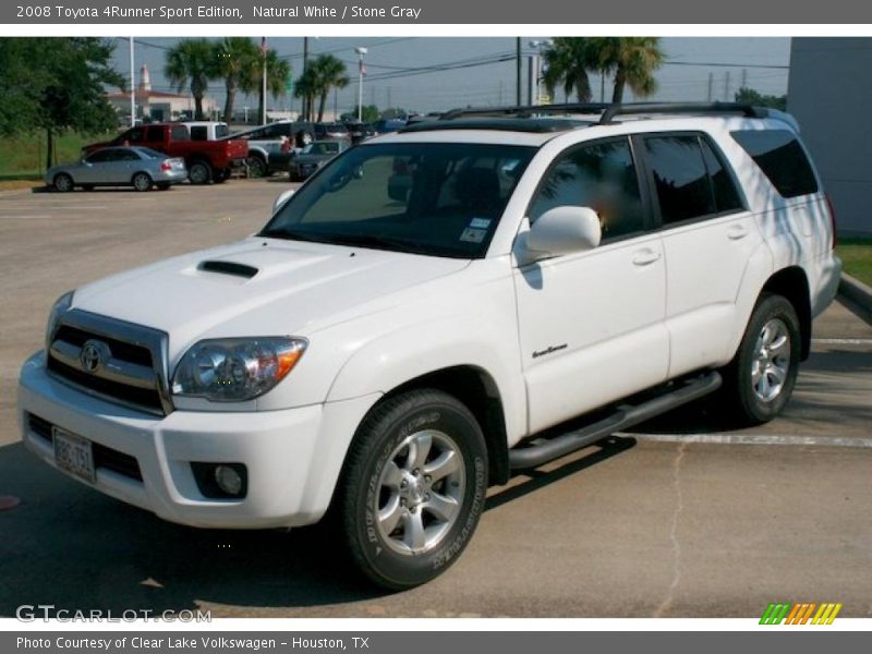 Natural White / Stone Gray 2008 Toyota 4Runner Sport Edition