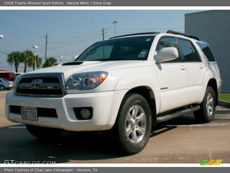Natural White / Stone Gray 2008 Toyota 4Runner Sport Edition
