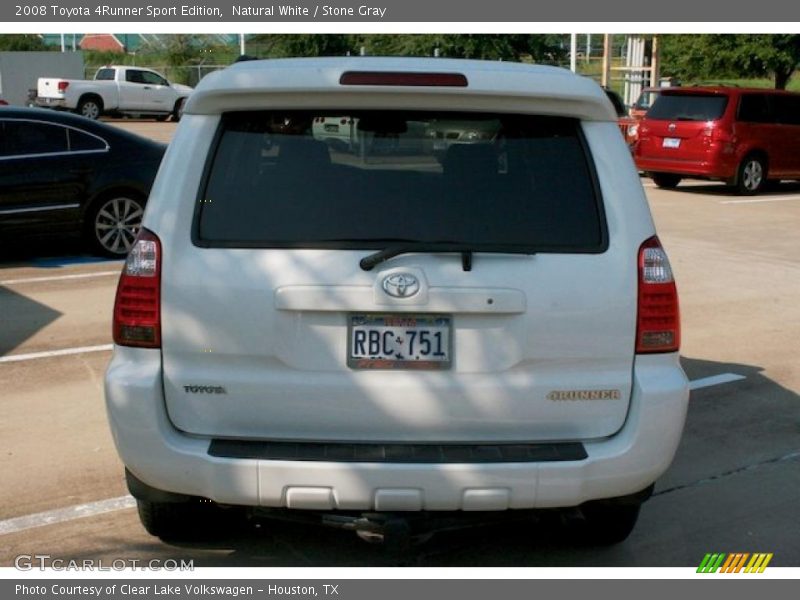 Natural White / Stone Gray 2008 Toyota 4Runner Sport Edition