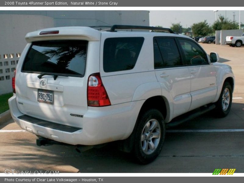 Natural White / Stone Gray 2008 Toyota 4Runner Sport Edition
