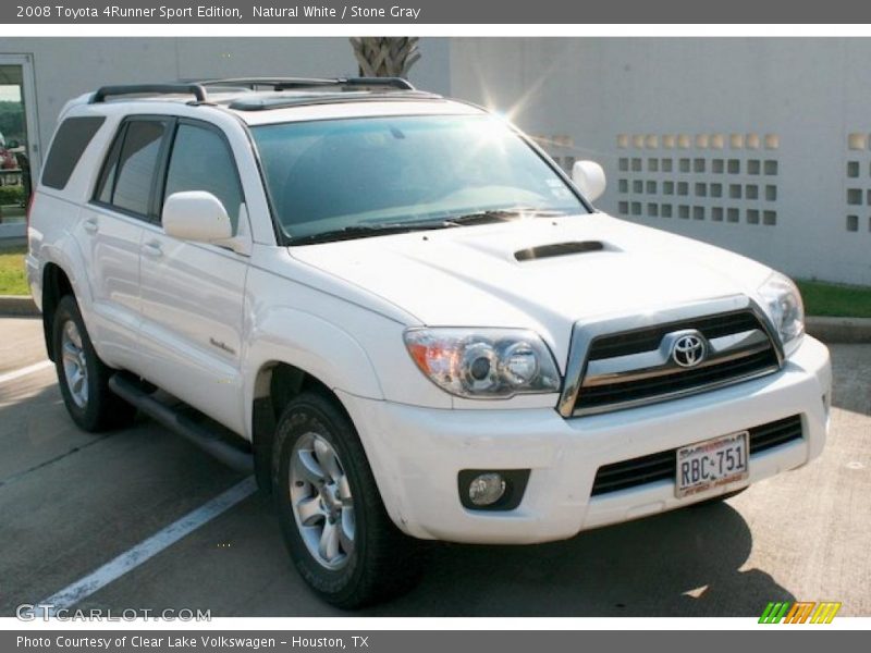 Natural White / Stone Gray 2008 Toyota 4Runner Sport Edition