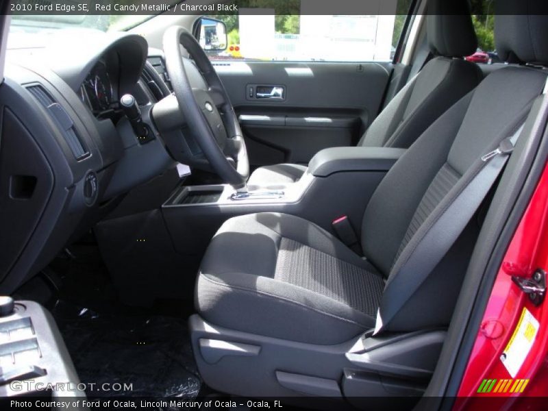 Red Candy Metallic / Charcoal Black 2010 Ford Edge SE