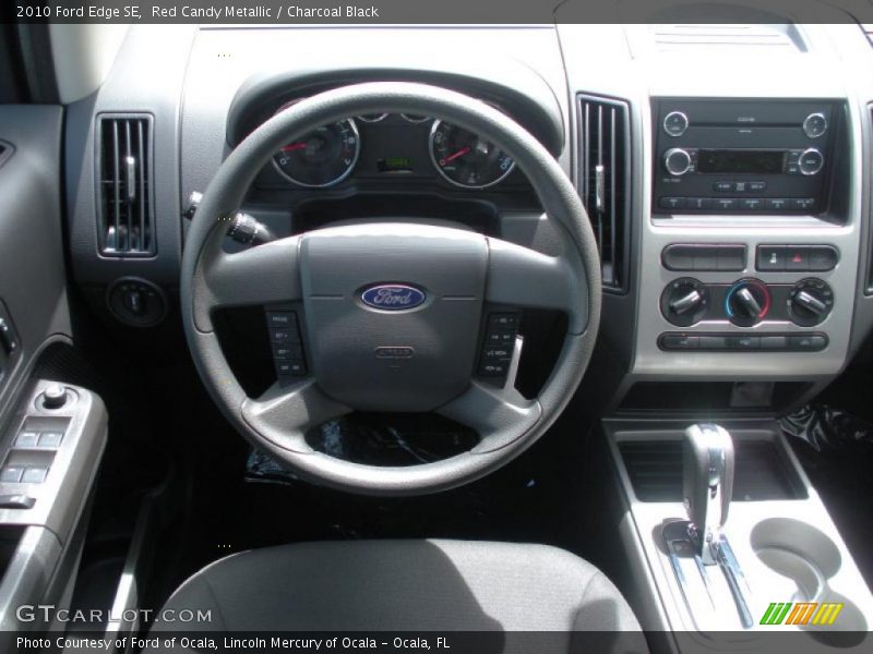 Red Candy Metallic / Charcoal Black 2010 Ford Edge SE