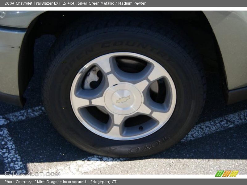 Silver Green Metallic / Medium Pewter 2004 Chevrolet TrailBlazer EXT LS 4x4