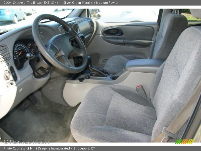 Silver Green Metallic / Medium Pewter 2004 Chevrolet TrailBlazer EXT LS 4x4