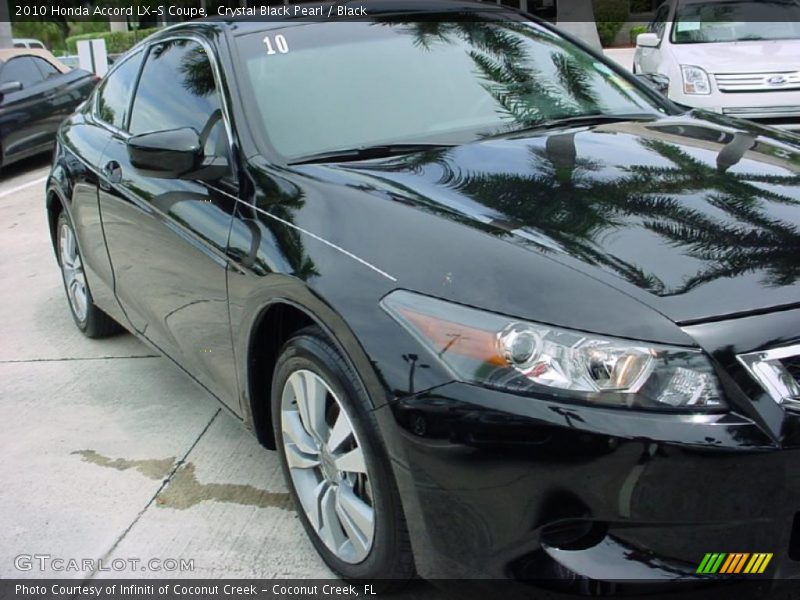 Crystal Black Pearl / Black 2010 Honda Accord LX-S Coupe