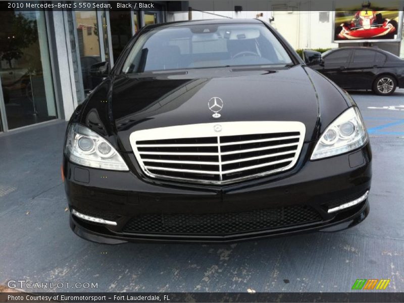 Black / Black 2010 Mercedes-Benz S 550 Sedan