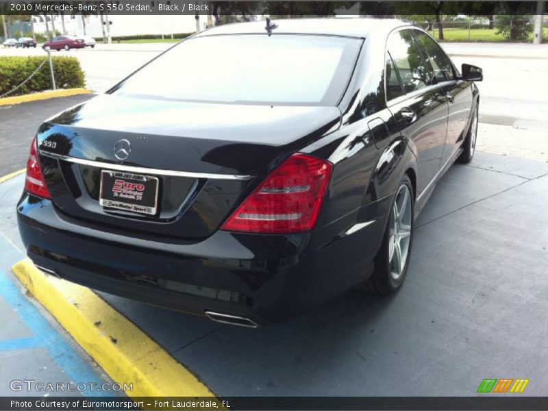 Black / Black 2010 Mercedes-Benz S 550 Sedan