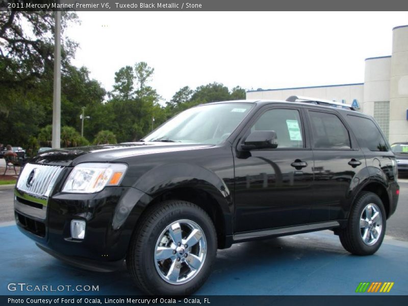 Tuxedo Black Metallic / Stone 2011 Mercury Mariner Premier V6