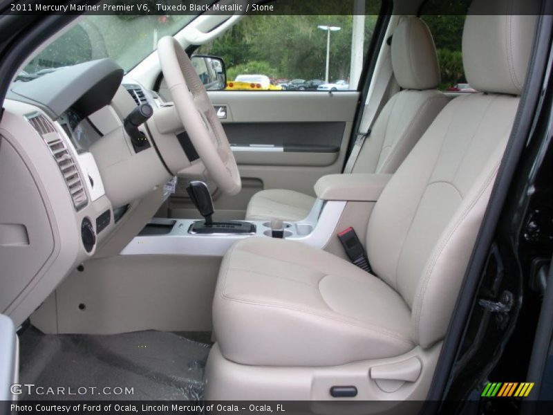 Tuxedo Black Metallic / Stone 2011 Mercury Mariner Premier V6