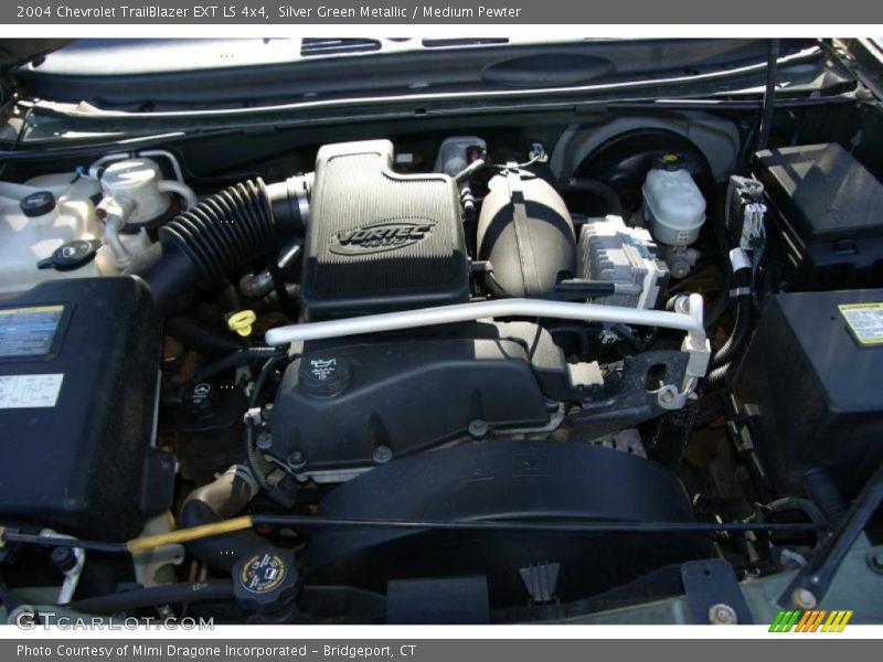 Silver Green Metallic / Medium Pewter 2004 Chevrolet TrailBlazer EXT LS 4x4