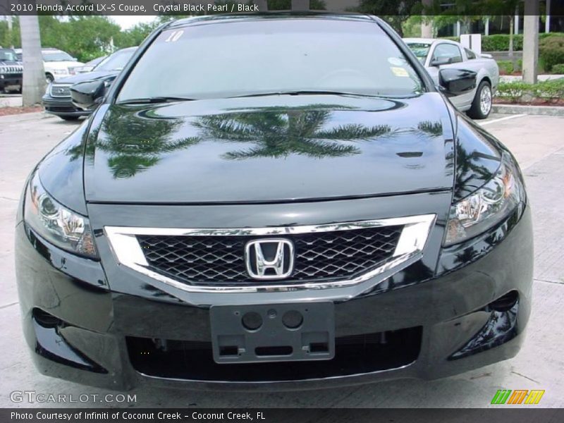 Crystal Black Pearl / Black 2010 Honda Accord LX-S Coupe