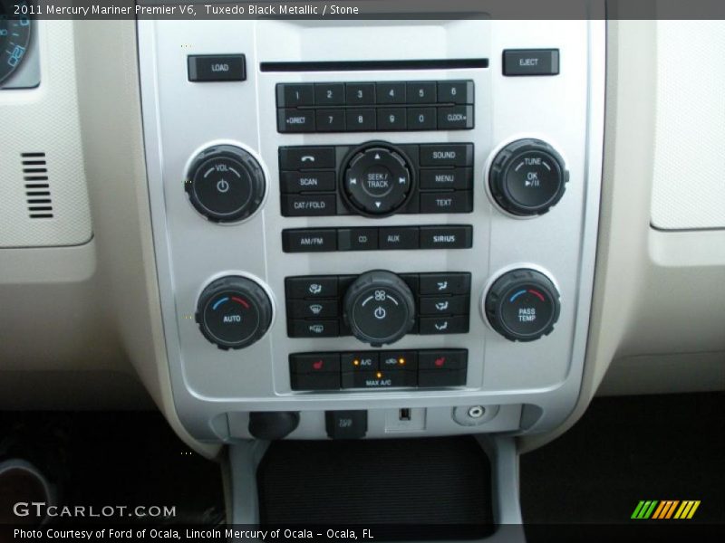 Tuxedo Black Metallic / Stone 2011 Mercury Mariner Premier V6