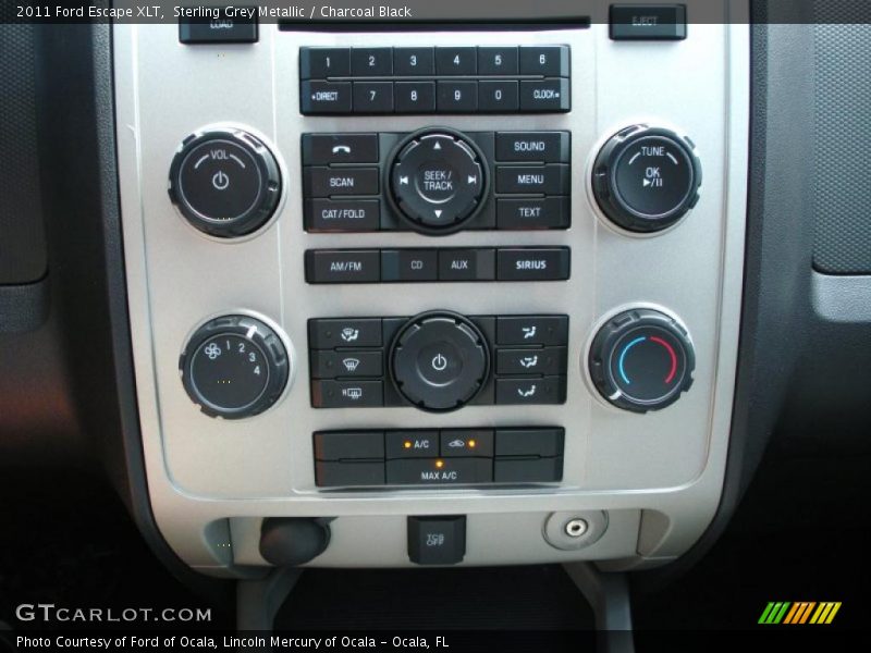 Sterling Grey Metallic / Charcoal Black 2011 Ford Escape XLT