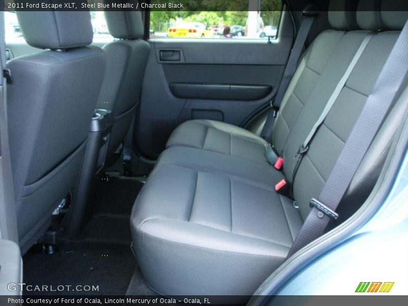 Steel Blue Metallic / Charcoal Black 2011 Ford Escape XLT