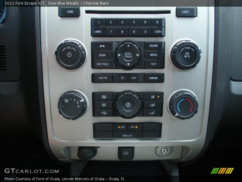 Steel Blue Metallic / Charcoal Black 2011 Ford Escape XLT
