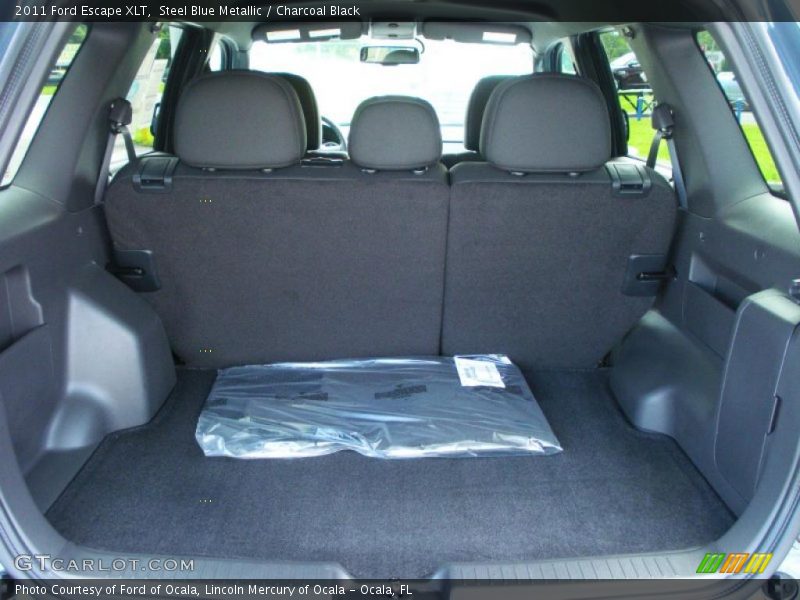 Steel Blue Metallic / Charcoal Black 2011 Ford Escape XLT