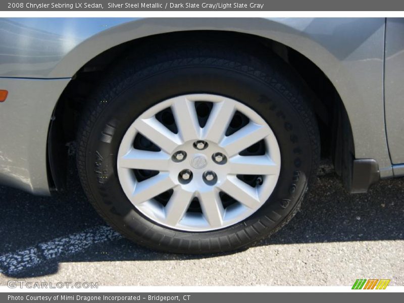 Silver Steel Metallic / Dark Slate Gray/Light Slate Gray 2008 Chrysler Sebring LX Sedan