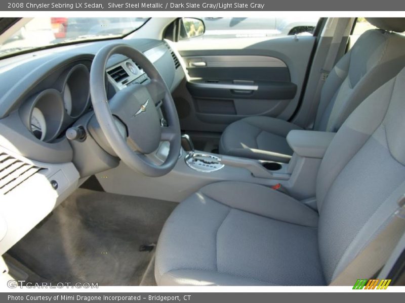 Silver Steel Metallic / Dark Slate Gray/Light Slate Gray 2008 Chrysler Sebring LX Sedan