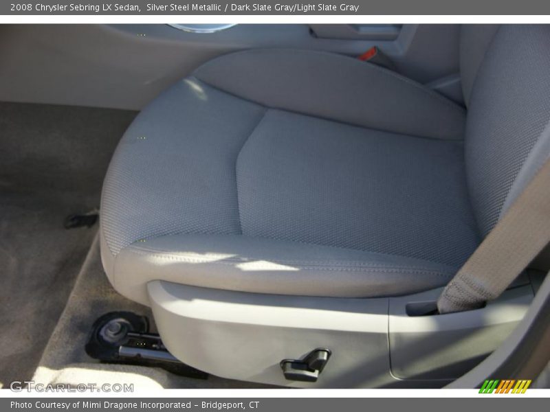 Silver Steel Metallic / Dark Slate Gray/Light Slate Gray 2008 Chrysler Sebring LX Sedan