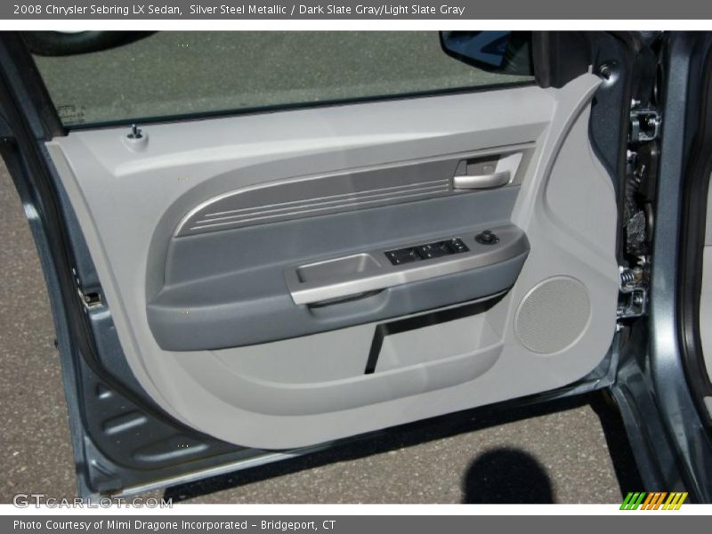 Silver Steel Metallic / Dark Slate Gray/Light Slate Gray 2008 Chrysler Sebring LX Sedan