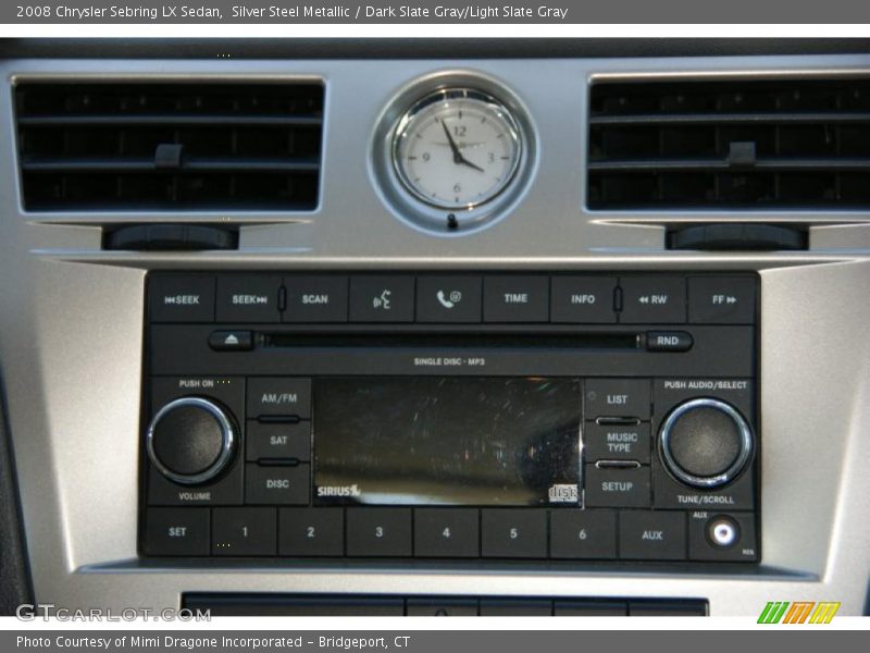 Silver Steel Metallic / Dark Slate Gray/Light Slate Gray 2008 Chrysler Sebring LX Sedan