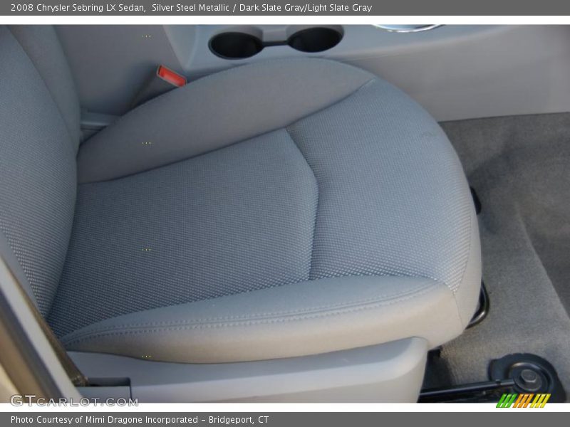 Silver Steel Metallic / Dark Slate Gray/Light Slate Gray 2008 Chrysler Sebring LX Sedan