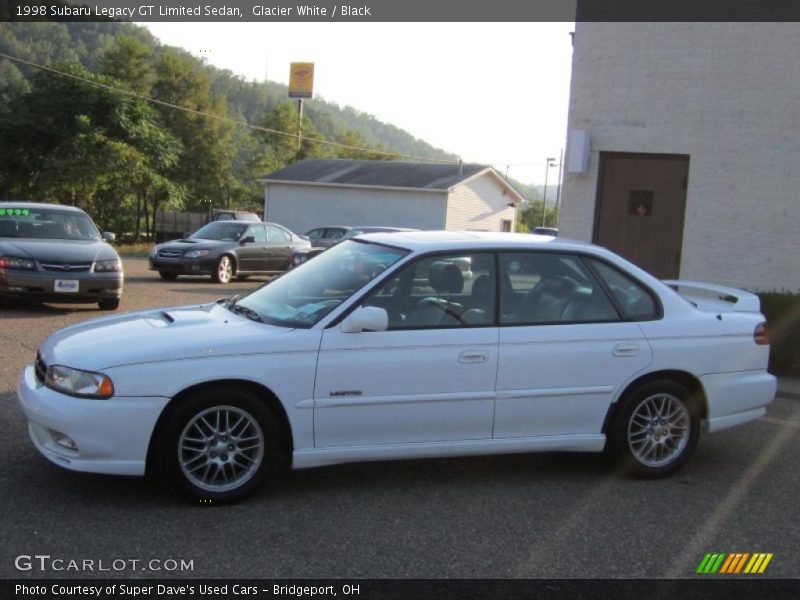 Glacier White / Black 1998 Subaru Legacy GT Limited Sedan