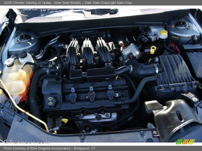 Silver Steel Metallic / Dark Slate Gray/Light Slate Gray 2008 Chrysler Sebring LX Sedan