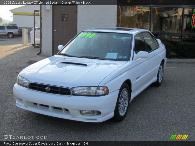 Glacier White / Black 1998 Subaru Legacy GT Limited Sedan