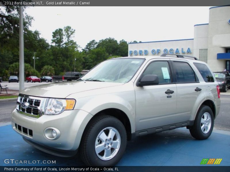 Gold Leaf Metallic / Camel 2011 Ford Escape XLT