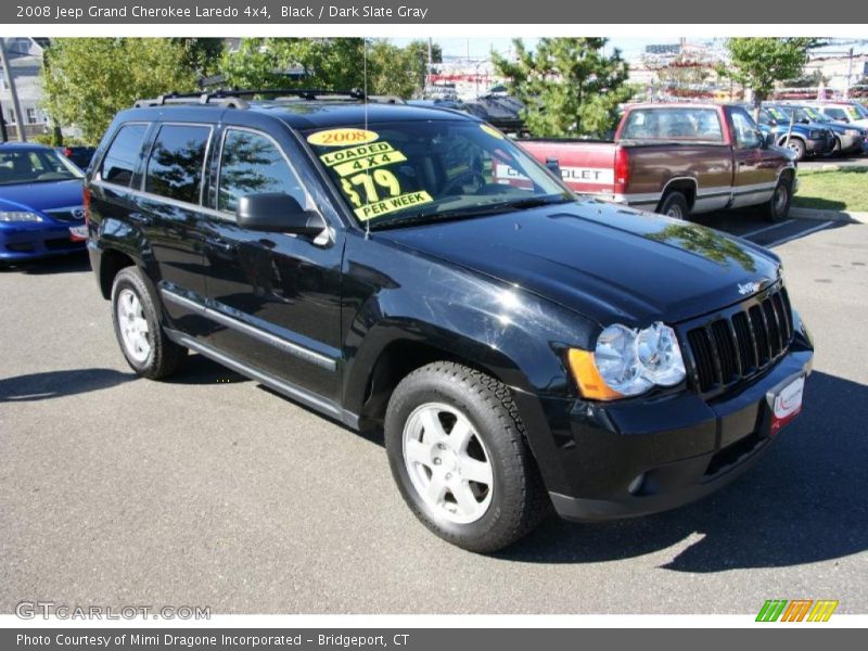 Black / Dark Slate Gray 2008 Jeep Grand Cherokee Laredo 4x4